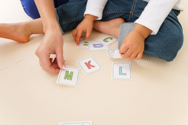 Children and teacher at Day Care