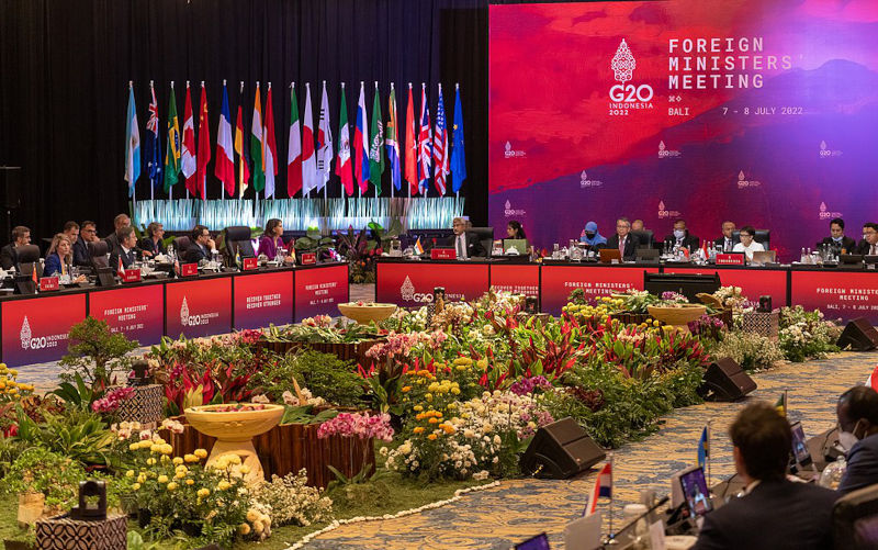 G20 Foreign Ministers Meeting Indonesia 2022.