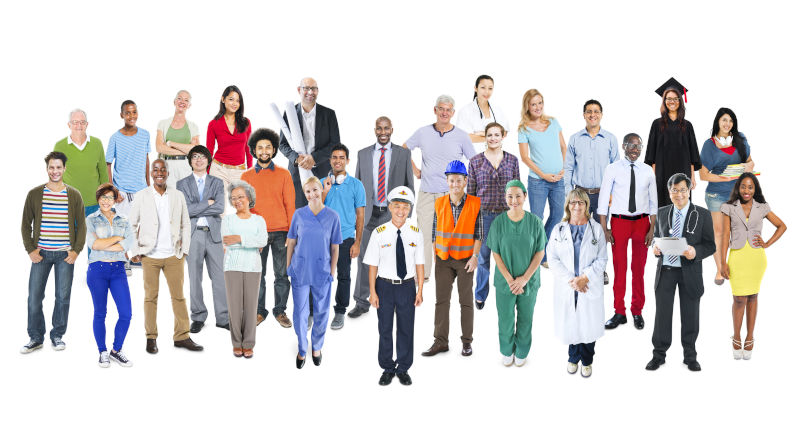 Group-of-Multiethnic-Diverse-Mixed-Occupation-People. Image: iStock Group of Multiethnic Diverse Mixed Occupation People.