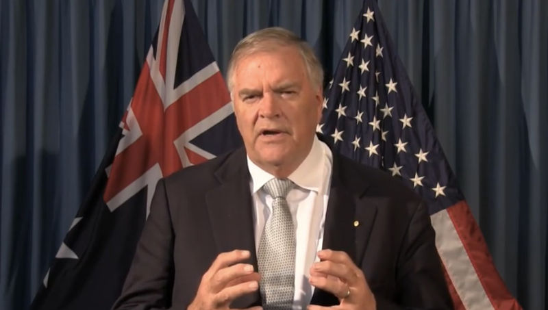 Australian Ambassador to the USA the Hon Kim Beazley ANZAC Day message 2014.