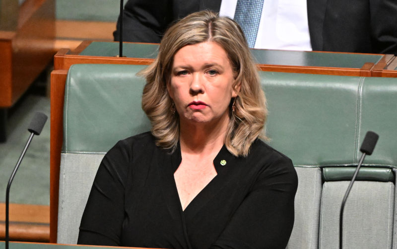 Liberal member for Bass Bridget Archer during a censure motion against former prime minister Scott Morrison in the House of Representatives at Parliament House in Canberra, Wednesday, November 30, 2022. Image: AAP/Mick Tsikas