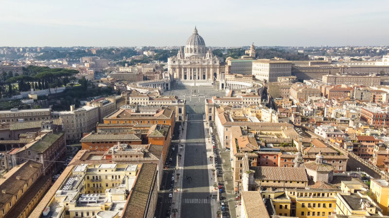 St. Peter’s Square Rome.