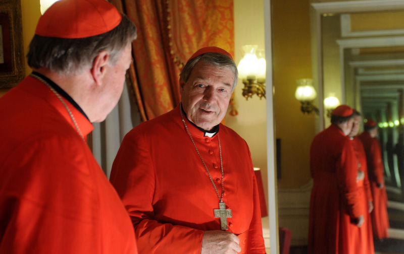 Cardinal George Pell in Rome, Italy on December 2008. Archbishop of Sydney he was created a cardinal in 2003. Image: Alamy / Eric Vandeville/ABACAPRESS.COM