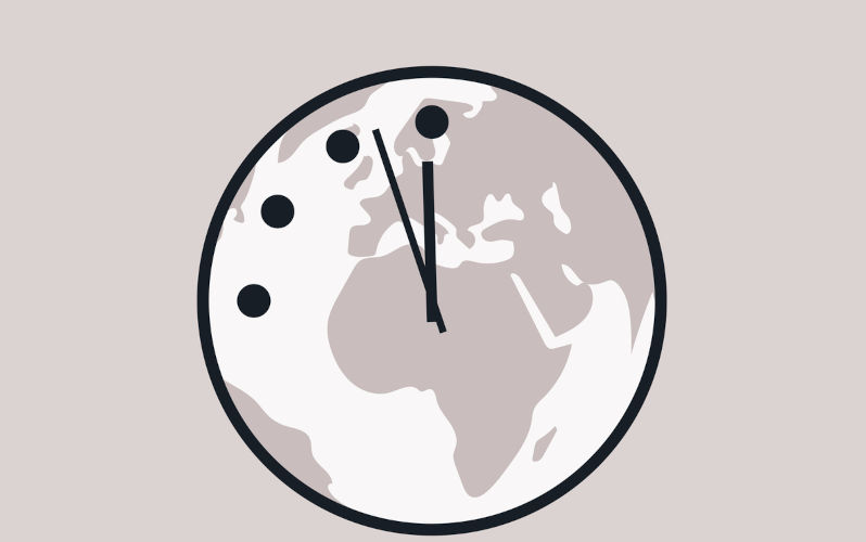 The Doomsday Clock is a metaphor that warns the public about how close we are to destroying the world with dangerous technologies of our own making.