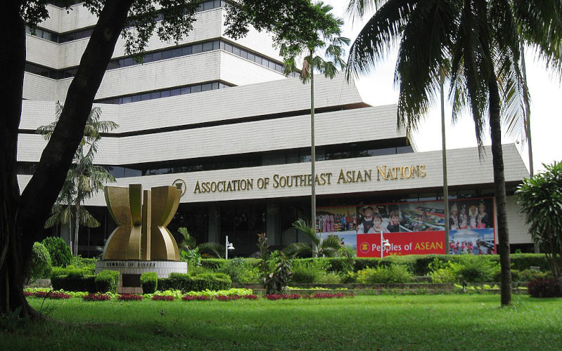 The headquarter of Association of Southeast Asia Nations (ASEAN) in Jalan Sisingamangaraja No.70A, South Jakarta, Indonesia.