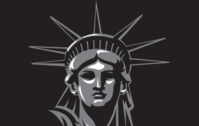 Statue of Liberty dark illustration - Image: iStock/ KrizzDaPaul