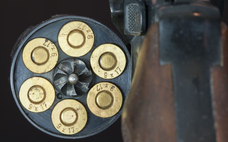 The revolver belongs to the category of multi-shot handguns and the cartridges are loaded in the rotatable drum.