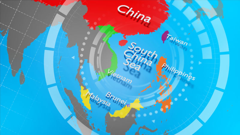 Territorial disputes in the South China Sea.