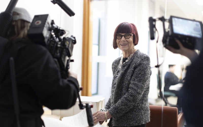 Jenny Hocking on set of In Search of the Palace Letters 2-c Image: ©Film Art Doco